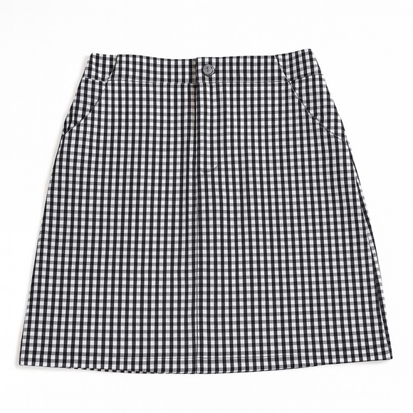Hollister Dresses & Skirts - Hollister XS Black & White Plaid Mini Skirt NWT